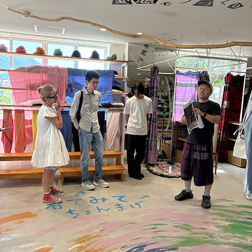 播州織のtamaki niimeLab見学
